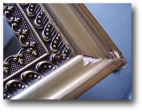 Interior of Mirror frame